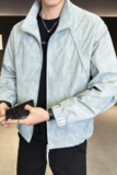 模特2026春装新款立领夹克衫26511P115卡其穿到200斤，男装夹克，电商D227