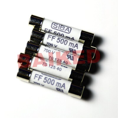 正品SIBA FF500MA 700V 70 125 40 7012540 0.5A 超快速熔断器