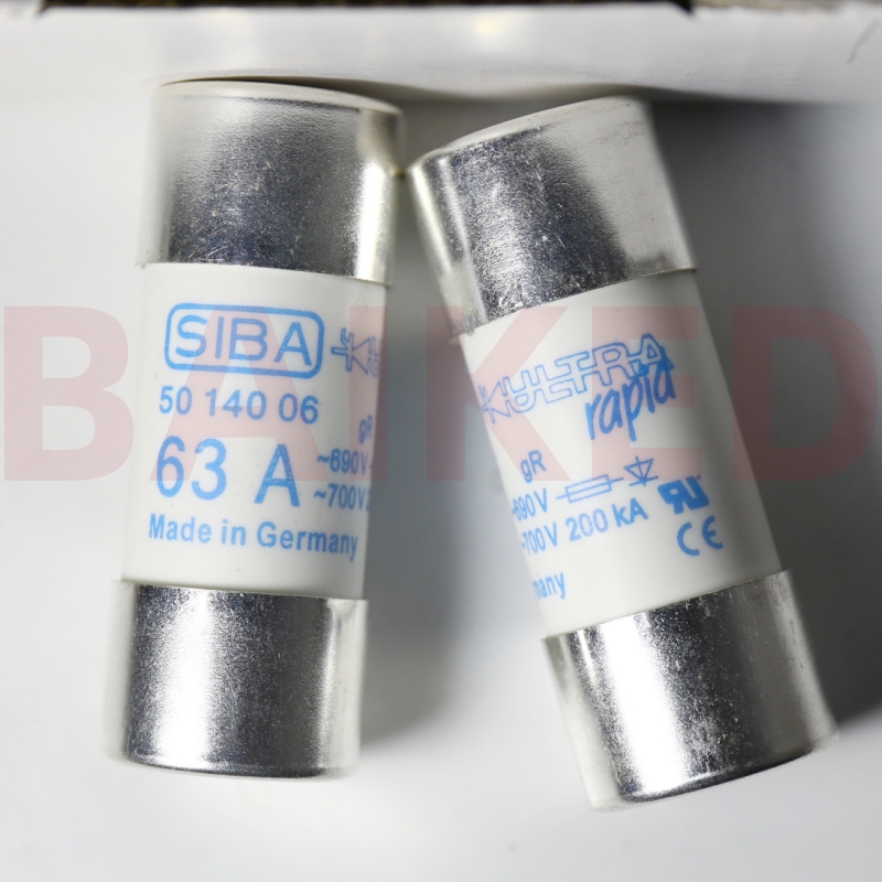 SIBA 5014006.63 50 140 06 63A gR 690V 700V Germany 保险丝管