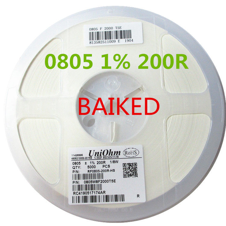 UNIOHM 0805 1% 200R 2000 1/8W RF0805-200R-HS 5000只=1盘|ruв категории видео электрических приборов, видео бытовой арматура, HIFI звук арматура, сопротивление - от Buy2taobao.com для оказания профессиональной услуги покупки агента Taobao