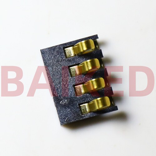 BC-12-4P170-08 纽扣与条形电池连接器 镀金 立式贴板BC-12 4PPIN