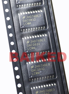 DAC0832LCWMX/NOPB DAC0832数据采集 8位数模转换器DAC SOIC-20