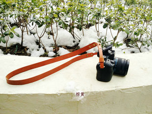 免费压字母 手工制作头层牛皮复古相机背带真皮照相机带 包邮