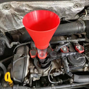 机油加注漏斗汽车发动机汽油漏斗家用加油更换工具多功能漏斗