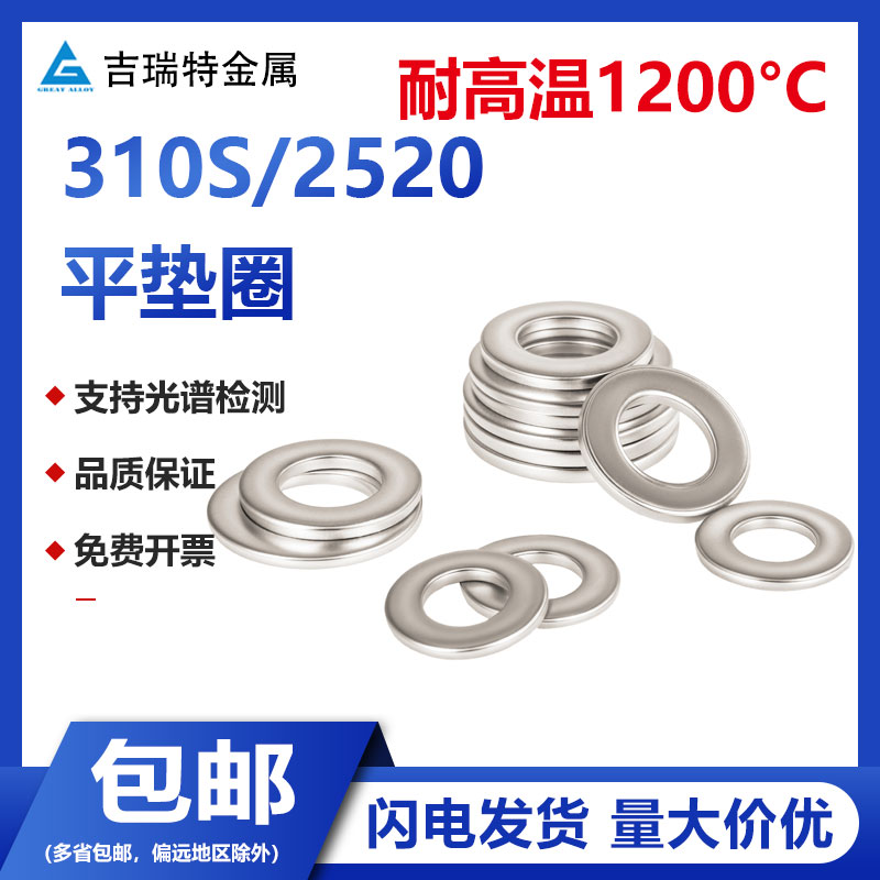 310S/2520耐高温不锈钢平垫加大