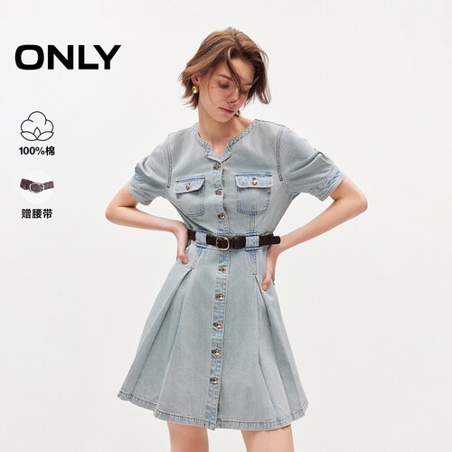 ONLY牛仔裙短裙连衣裙