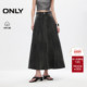 纯棉垂坠感时尚 ONLY2026春季 新款 高腰显瘦A字伞裙半身裙女