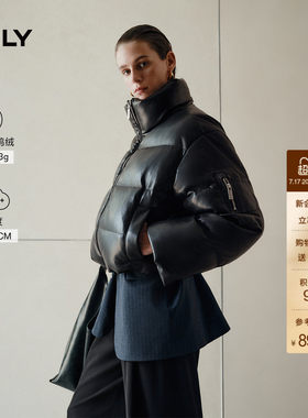 ONLY百搭立领复古短款羽绒服