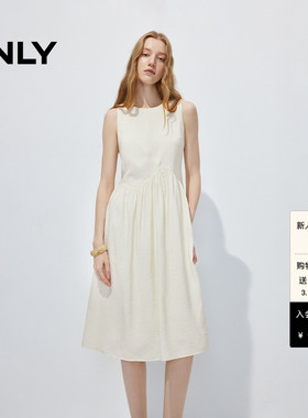 ONLY2026春季新款不对称解构剪裁亲肤棉感量感廓形背心裙连衣裙女