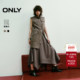 ONLY2026春季 短裙连衣裙女 风口袋收腰抽绳率性立领无袖 新款 工装