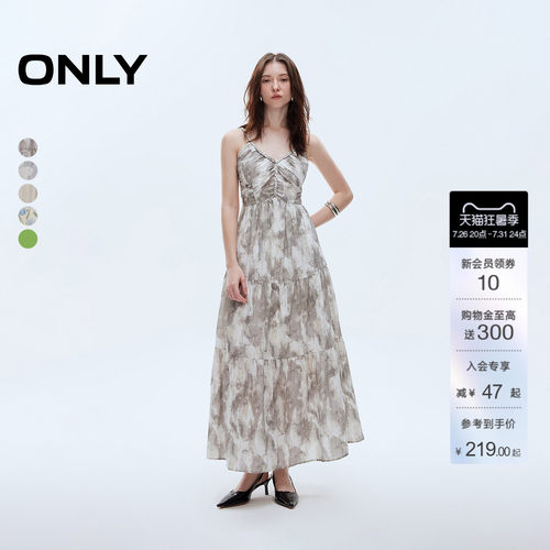 ONLY时尚潮流吊带连衣裙