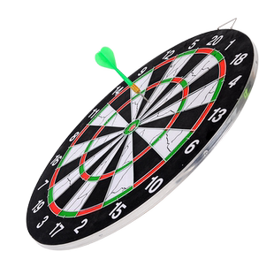 专业18寸植绒飞镖盘比赛飞镖盘17寸家用室内健身针式飞镖盘套装