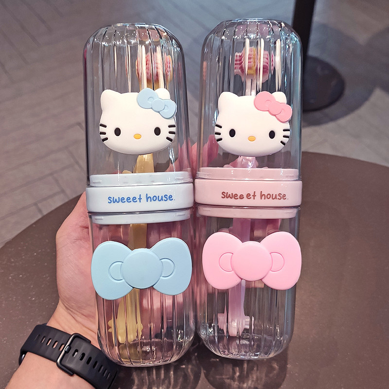 卡通可爱便携洗漱旅行漱口杯牙刷牙膏刷牙牙具收纳盒套装学生宿舍