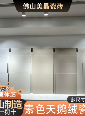 素色柔光地砖天鹅绒法式瓷砖800客厅卫75x150生间地60x120板防滑