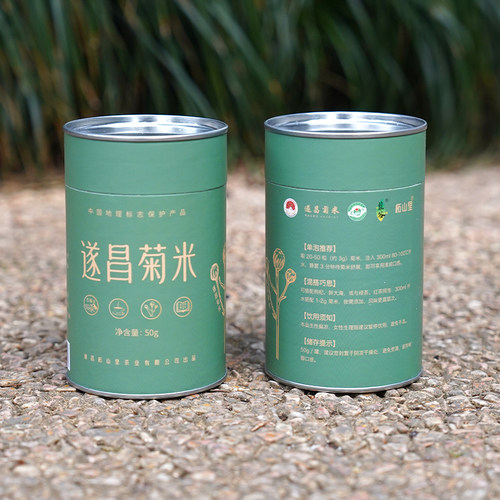 柘山里遂昌菊米代用茶原产地罐装