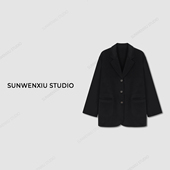 常青款 孙文秀studio私服西装 全手工羊毛双面呢极简经典 外套高级感