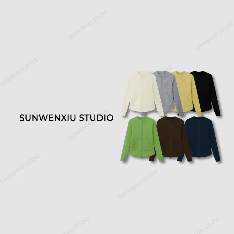 立体结构剪裁精致显瘦轻户外卫衣