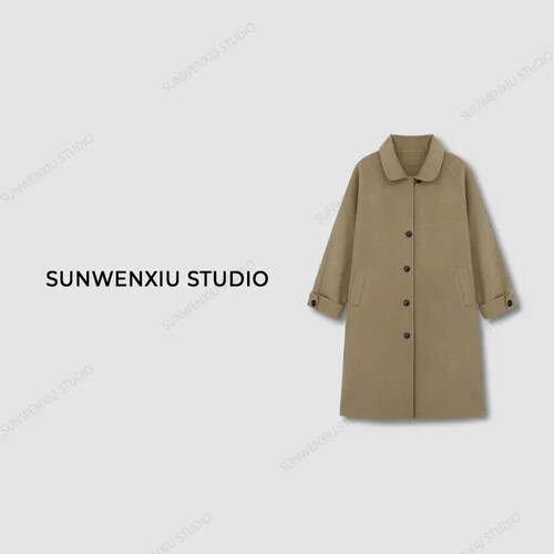 孙文秀studio汉南洞双面呢大衣