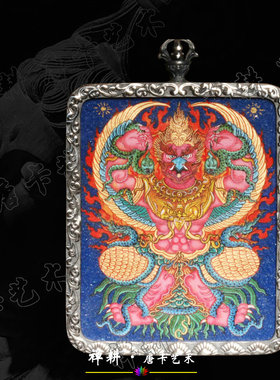 微唐吊坠男女银壳布本