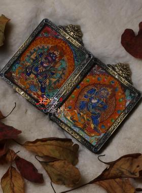 热贡随身手绘微唐黑C矿料