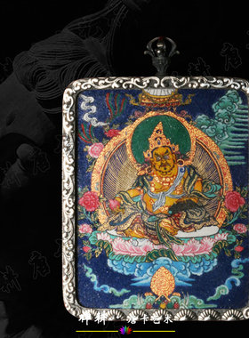 手绘微唐男女矿料布本银壳