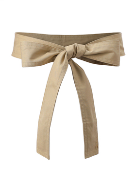 风衣腰带女绑带布系带装饰连衣裙打结收腰黑色卡其色配件简约束带