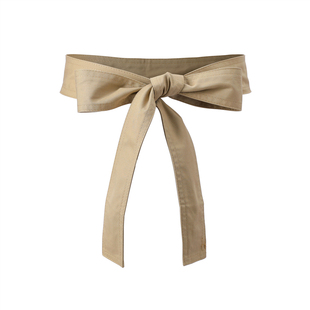 风衣腰带女绑带布系带装 饰连衣裙打结收腰黑色卡其色配件简约束带