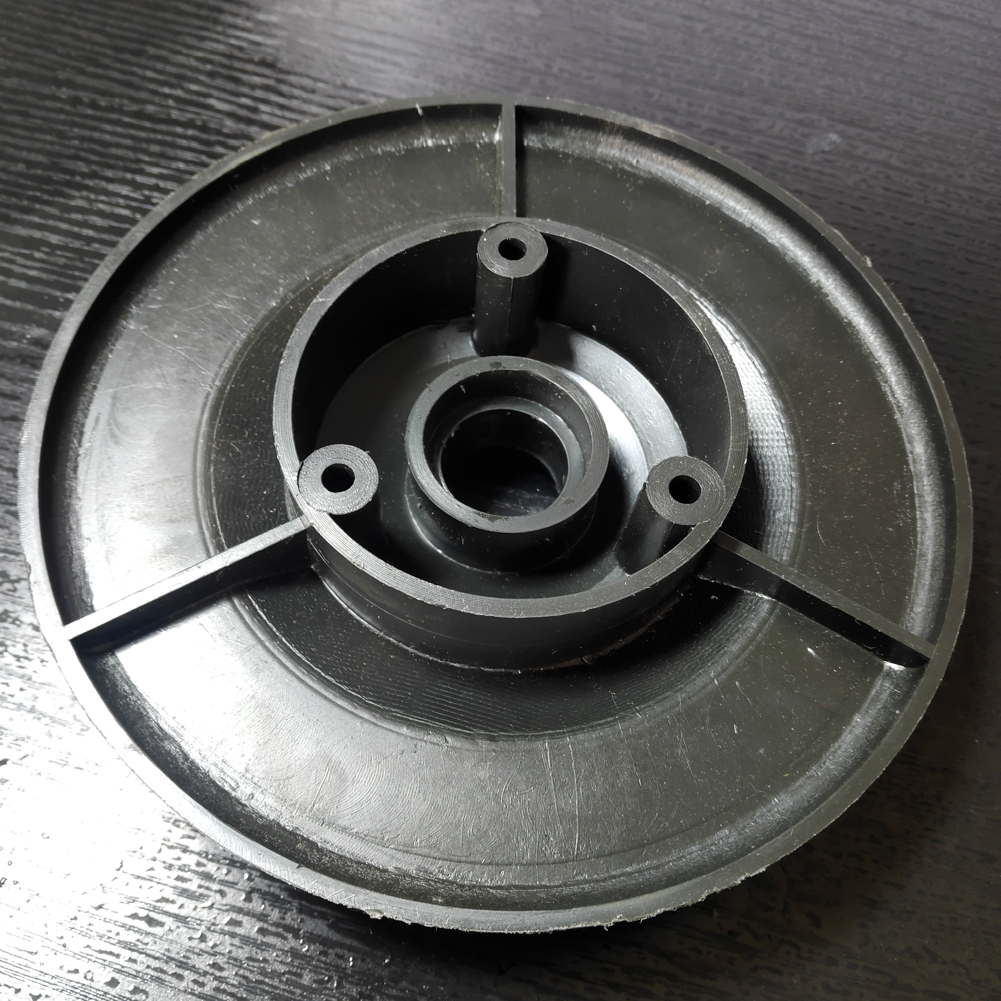 手推式无动力工厂扫地机920/980型通用配件 边刷固定圆盘一个