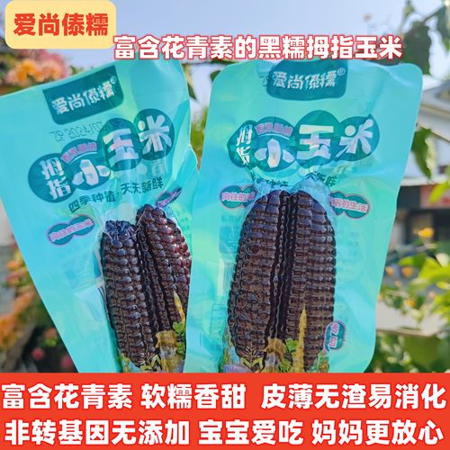 西双版纳黑糯玉米非转基因