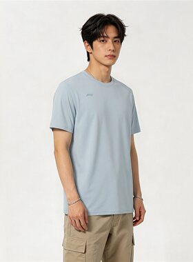 李宁短袖男子冰感舒适T恤