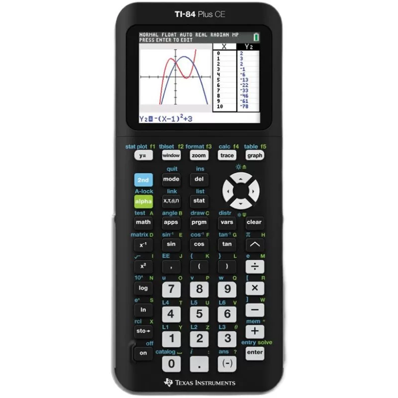 _TI Texas Instruments 84 plus CE Python color screen English SAT graph AP calculator IB exam ACT_