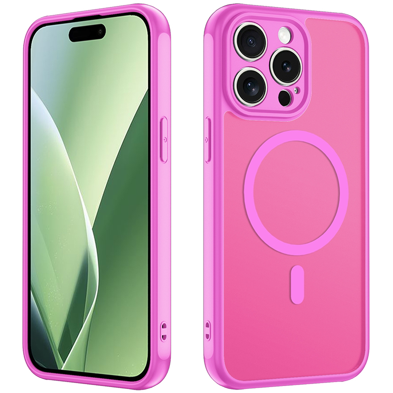 跨境外贸热卖款适用于iPhone15 Pro Max肤感带磁吸手机壳 抗黄耐磨防刮防磨磨砂防滑