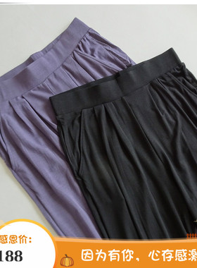 清仓包邮华姿伊专柜3K55074高弹莫代尔五分裤夏薄舒适打底裤女裤