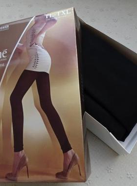 包邮Rime韵魅正品秋冬360D双层透肤不倒绒九分裤袜1k30145打底裤