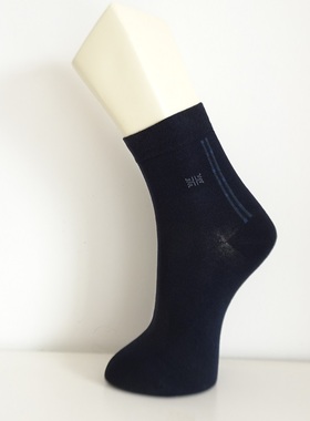 RIME韵魅秋冬热能波保暖休闲商务绅士男袜百搭纯色简约男士33843