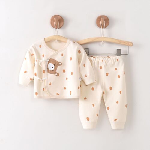 斜襟系带套装纯棉四季无骨和尚服