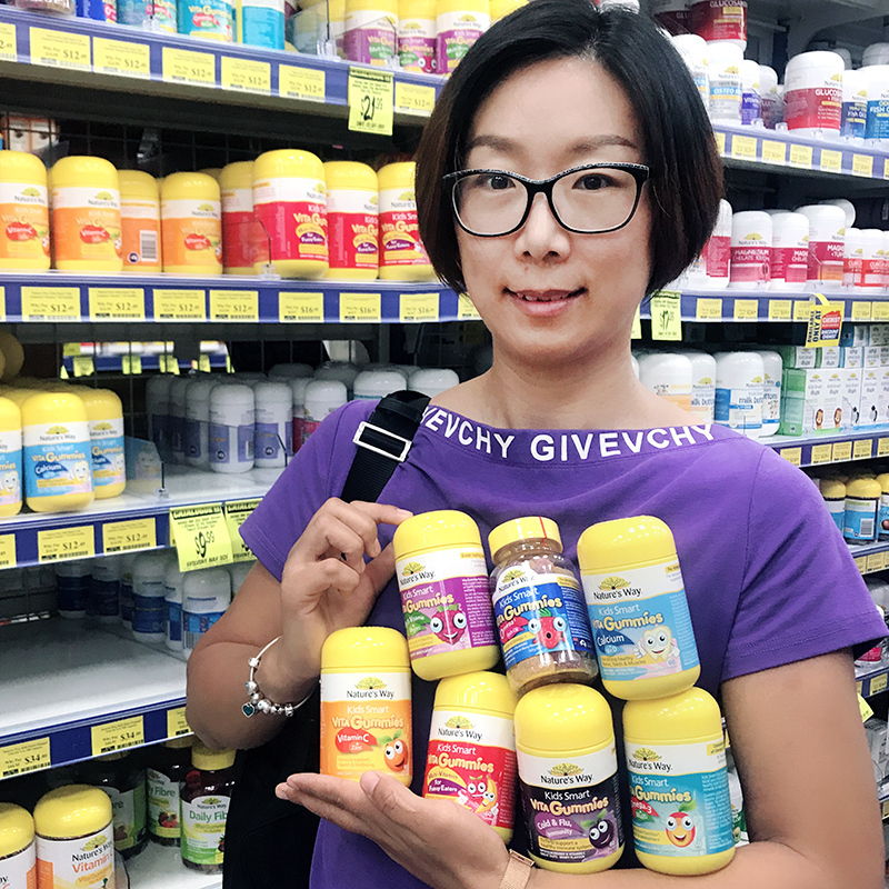 澳洲Nature's way佳思敏儿童维生素软糖VC补锌钙VD鱼油Omega-3