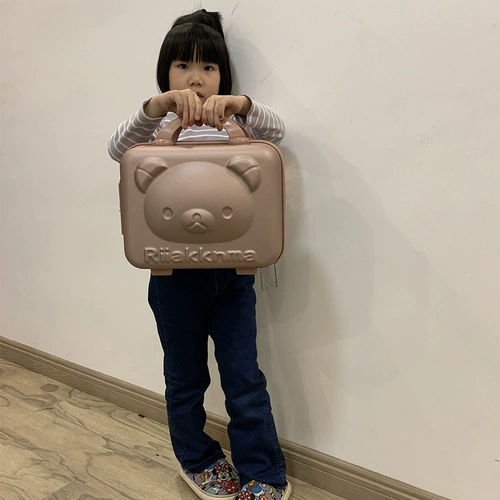 Портативный маленький чемодан, коробка, ящик для хранения, сумка, кукла, коллекция 2021, 14 дюймов