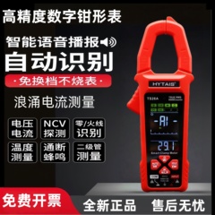 高精度语音播报钳形表TS26A全自动智能钳形万用表锂电大屏钳型表