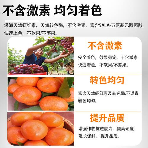 果然红虾红素上色柑橘荔