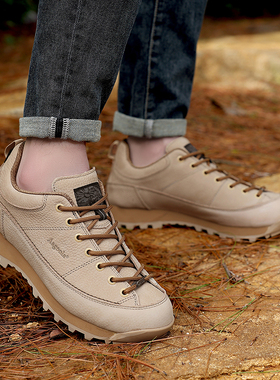 Aagoola动感马丁靴男士秋冬新款户外登山鞋机能鞋减震运动徒步鞋