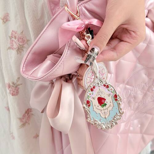 花知晓草莓洛可可限定mini镜子