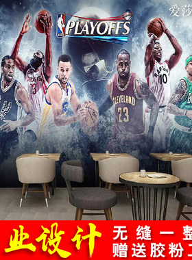 NBA篮球星海报KTV壁画科比库里杜兰特韦德詹姆斯乔丹宿舍墙壁纸