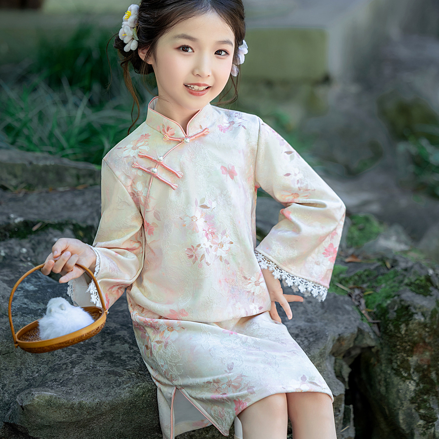 2026新款女童新中式改良旗袍裙