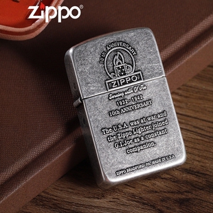ZIPPO正品煤油打火机防风正版古银复刻1941十周年历史纪念送男友