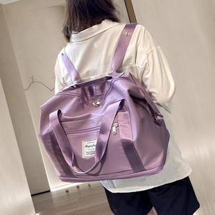 旅行箱上放的包手提大容量女轻便待产收纳运动袋短途双肩折叠防水