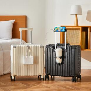 超轻便登机箱女20寸小型拉杆新款结实耐用加厚铝框旅行静音万向轮