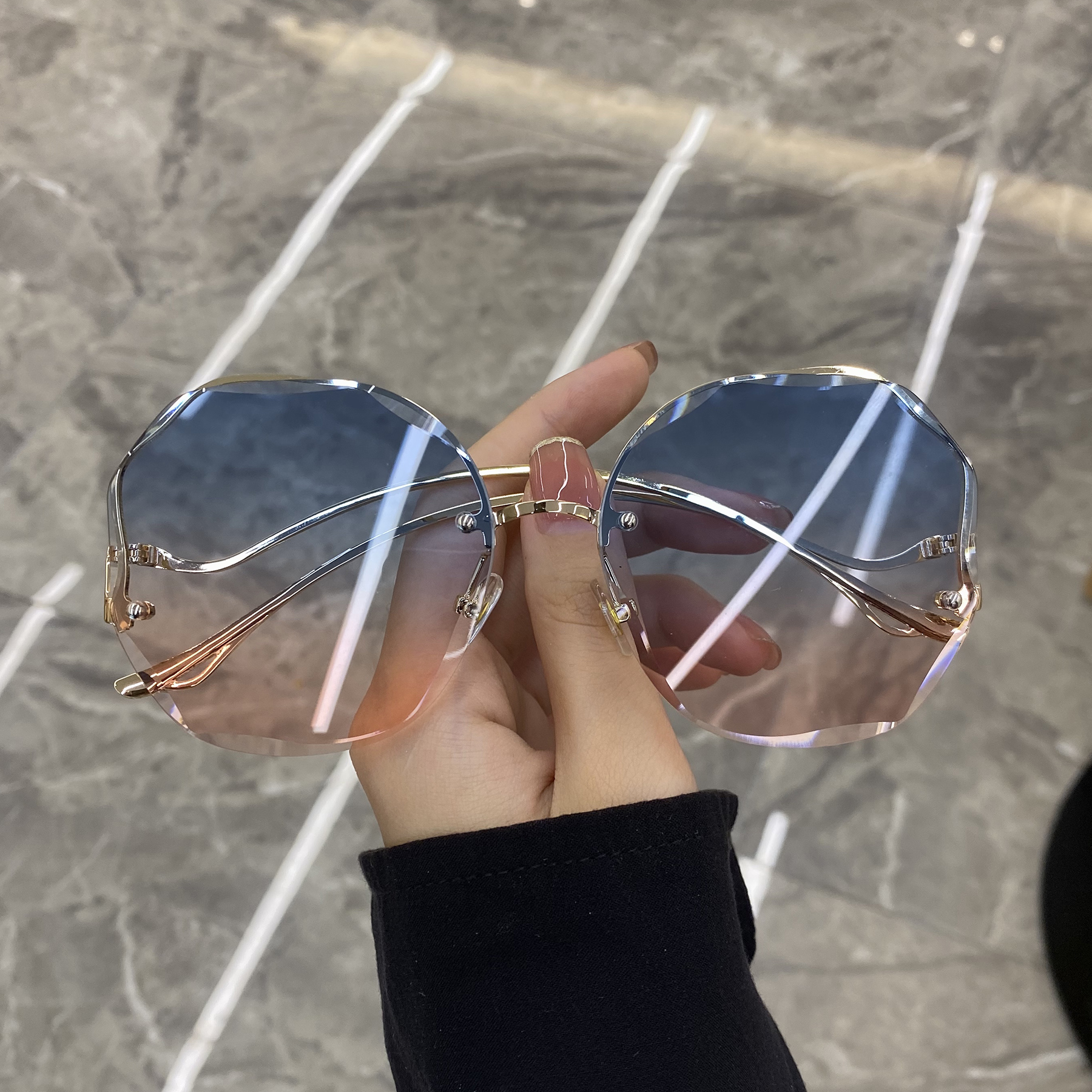 旗舰帕森酷女款2025新款偏光太阳镜防紫外线眼镜切片明星款墨镜潮