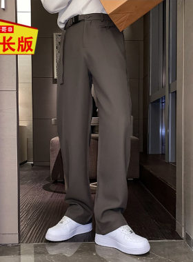 长腿哥120cm宽松阔腿拖地加长裤