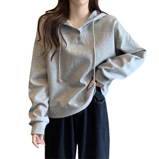 ins超火卫衣女春秋薄款宽松韩版潮学生百搭长袖带帽衫上衣服外套